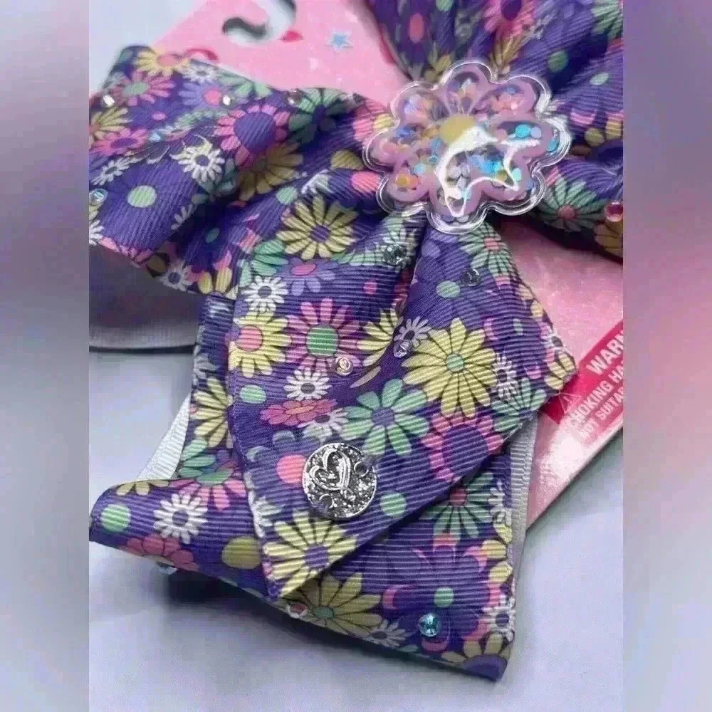Nickelodeon Jojo Siwa Flower Stones Multicolor Bow Hairbow - Picture 6 of 6